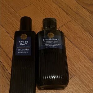 Bath & Body Works Eau So Navy Set with Gold Accents price firm
